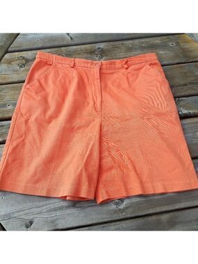 TRIBAL Stretch Coral Bermuda Shorts Women's Size 14